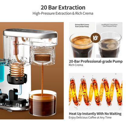 PURA C1 — World's Smallest Espresso Machine | PID + 20 Bar