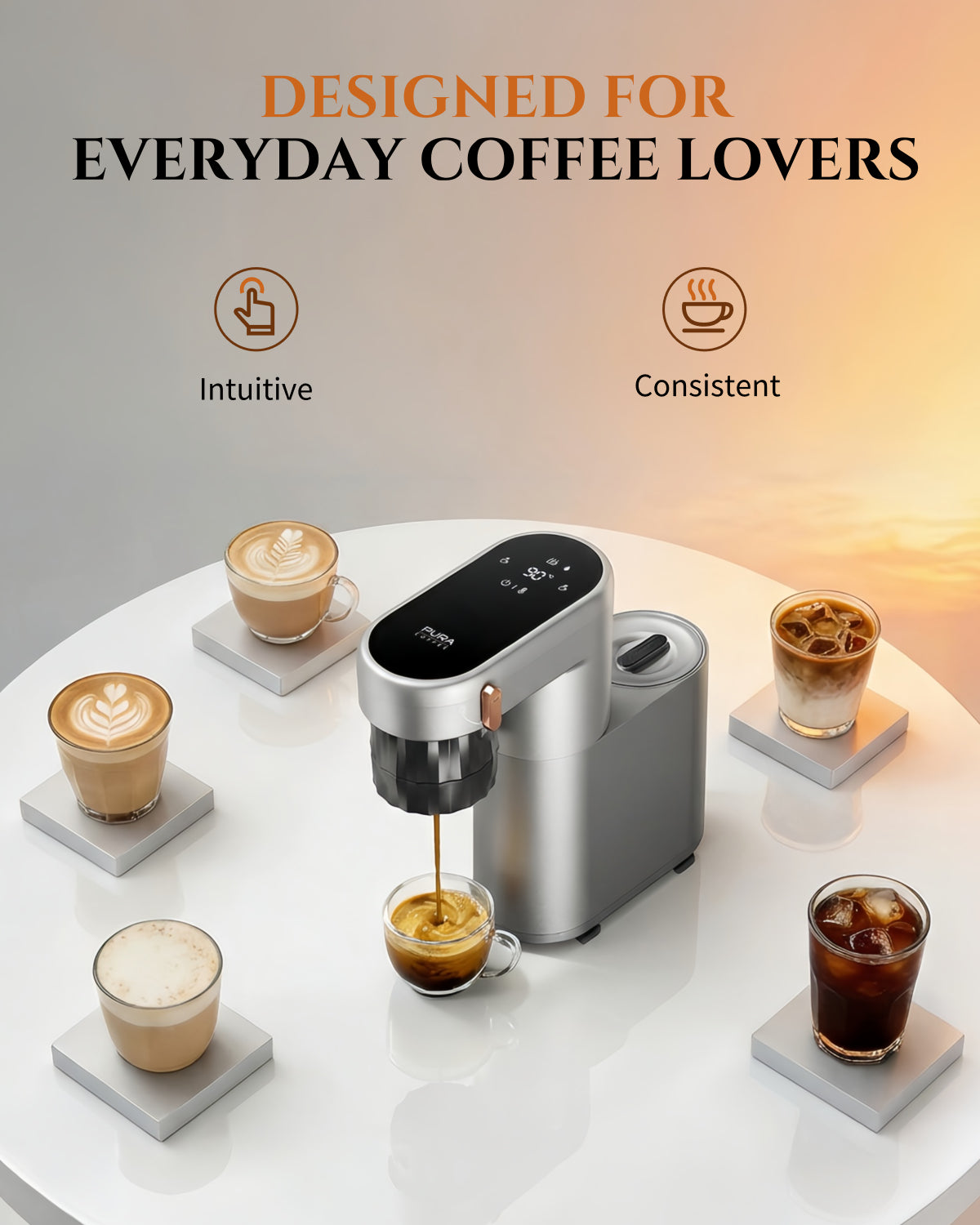 PURA C1 — World's Smallest Espresso Machine | PID + 20 Bar